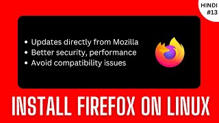 How to Install Firefox on Any Linux Distro  Hindi [upl. by Jemmy]