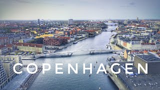 COPENHAGEN  Denmark 4K drone [upl. by Yatzeck]