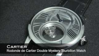 CartierRodonde de Cartier Double Mystery Tourbillon Watch [upl. by Draner]