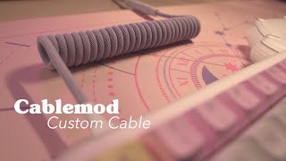 Cablemod Custom Keyboard Cables Unboxing ☁ [upl. by Lomasi]