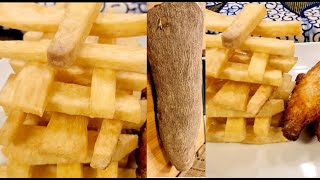 Friture Digname Comment Je Réalise Les Frites Digname [upl. by Aremahs]