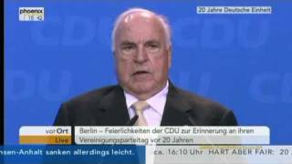 Helmut Kohl  Rede 20 Jahre Deutsche Einheit 1 [upl. by Tersina]