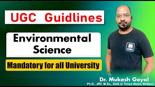 UGC guidelines for Environmental Education Compulsory in Undergraduate Courses in India [upl. by Myrle]