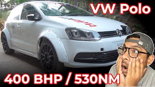 VW Polo Modified to produce 400HP and 530NM torque is ridiculously fast 0100 in 4 sec 🤯🤯 [upl. by Phillipp]