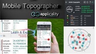 Land Survey data collection by Mobile Topographer Application Mobile GIS [upl. by Hourigan681]