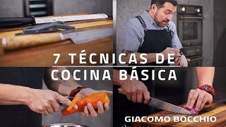 TE VOY A ENSEÑAR 7 TÉCNICAS CULINARIAS QUE TODO COCINERO DEBE SABER  GIACOMO BOCCHIO [upl. by Rebmat]