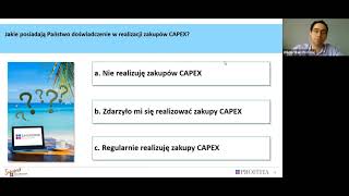 Zakupy capexowoprojektowe [upl. by Bebe118]