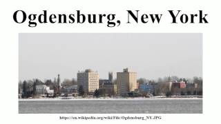 Ogdensburg New York [upl. by Oicneconi]