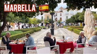 Marbella Old Town Walking Tour 4K HD Spain 🇪🇸 February 5 2024 [upl. by Greeson]