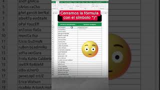 💬Corrige nombres mal escritos en Excel tutorial exceltips exceltutorial trucos tips hack [upl. by Medrek180]