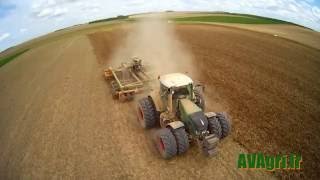 DJI amp PNJ FENDT 927 et AMAZONE Centaur 6000 en 2014 [upl. by Dnalram]