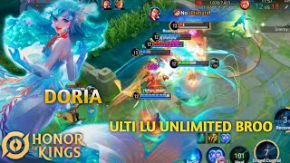 Honor Of Kings  DORIA  ULTI LU UNLIMITED BROO  MATCH PAGI INI [upl. by Lada]