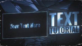 ALIGHT MOTION TEXT TUTORIAL \  Ae Inspired Glow Text  free xml preset [upl. by Esilahc223]