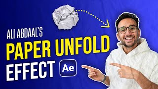 SECRET REVEALED How Ali Abdaal Creates Paper Unfold Animations  After Effects Tutorial 2024 [upl. by Peednas367]