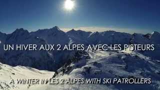 Un hiver aux 2 Alpes avec les pisteurs – Exercices d’évacuation remontées mécaniques [upl. by Cymbre721]