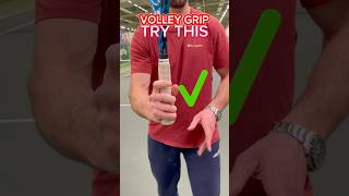 Try this tennis volley grip and let me know how it feels tennis tennisvolley tennistips shorts [upl. by Aseel]