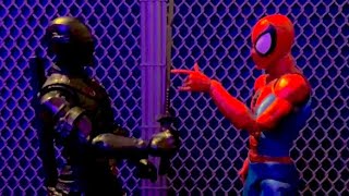 SpiderMan Vs Snake Eyes 2 stop motion animation [upl. by Netnerb]