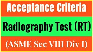 Ultrasonic testing Acceptance criteria  ASME SEC VIII DIV I  ASME SEC IX  Ultrasonic test tamil [upl. by Pietra]