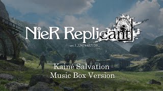 Kainé Salvation  NieR Replicant  Gestalt  Music Box 1 Hour Loop [upl. by Robaina]