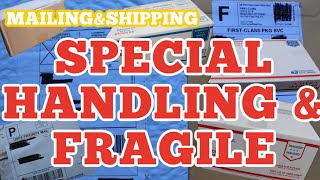 How To Send and Ship SPECIAL HANDLING AND FRAGILE PACKAGE Using Post Office Service [upl. by Derward393]