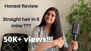 How To Use Philips Hair Straightening Brush  Philips Hair Straightener Brush  Philips StyleCare [upl. by Annua]