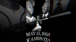 Hank Aaron Passes Babe Ruth Hitting 715 Homer50th Anniversary sports mlbb baseball mlb history [upl. by Armillia146]