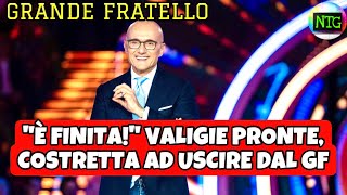 Grande Fratello crisi in arrivo una concorrente vicina all’addio definitivo [upl. by Enimrac]