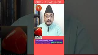 Aries Lucky Gemstone carnelian astrology gemstones aries meshrashi muftiimranhaiderrizvi [upl. by Filbert372]