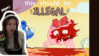 Blindly Reacting To Happy Tree Friends regretfully enlightened [upl. by Ahsienahs]