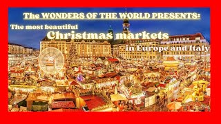 The most beautiful Christmas Markets in Europe and Italy  Traditions Magic and Unique Atmospheres [upl. by Farleigh]