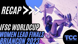 LEAD Finals Women  Briancon  IFSC Worldcup 2023 [upl. by Allemat]