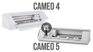 Silhouette Cameo 4 vs Silhouette Cameo 5 [upl. by Aiket228]