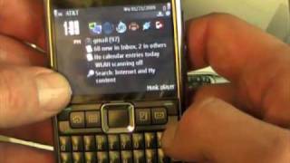 Nokia E71 Full Review Pt 1 [upl. by Yeruoc348]