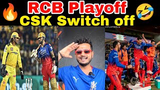 TATA IPL 2024  RCB vs CSK Match Review  RCB Playoff  Virat Kohli  MS Dhoni  Prakash RK [upl. by Sherar781]