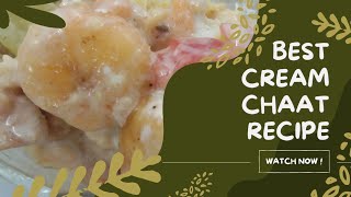 How to make creamy fruit chaat delicious and healthy saladpammyscuisinestudio [upl. by Regnij]