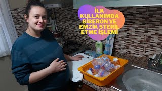 İLK KULLANIMDA EMZİK VE BİBERON TEMİZLİĞİ  KAYNATMA İŞLEMİ [upl. by Nell]