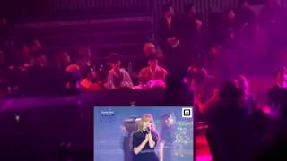 170222 BTS방탄소년단 EXO엑소 reaction to Gfriend여자친구 NAVILLERA  Rough GaonChartAwards2016 [upl. by Salkin]