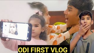 Oddi ka first vlog  fight ho gyi😱  bhaiya ne har man li [upl. by Eniawtna]