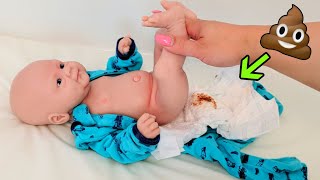 Silicone Baby Boy Exploding Diaper Change Videos [upl. by Barclay]