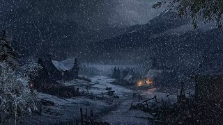 Winter Storm Ambience  Howling Wind amp Blowing Snow Freezing Snow Storm amp Wind Sounds for Sleeping [upl. by Barren25]