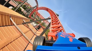 Red Fire BEST Roller Coaster in TURKEY 4K POV  ViaSeaKorsan Adasi Turkey No Copyright [upl. by Lleruj]