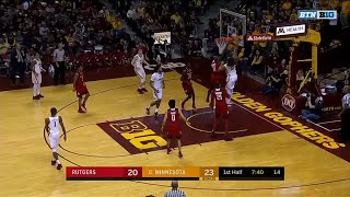 Reggie Lynch OneHanded Jam vs Rutgers [upl. by Salazar]