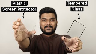 Plastic Screen Protector vs Tempered Glass Which One Better for Smartphone [upl. by Linis]