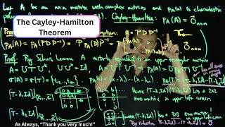 The CayleyHamilton Theorem [upl. by Rist448]