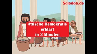 Attische Demokratie erklärt in 3 Minuten [upl. by Lurette]