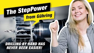 The StepPower from Gühring – drilling by hand has never been easier [upl. by Busey]