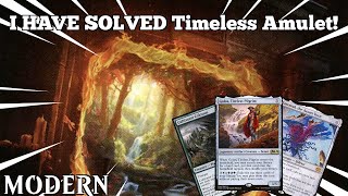 I HAVE SOLVED Timeless Amulet  Collosus Lotus  Modern  MTGO [upl. by Laemaj]