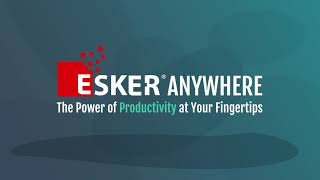 Esker Anywhere™ Mobile AP Invoice and Purchase Requisition Approval [upl. by Croteau]