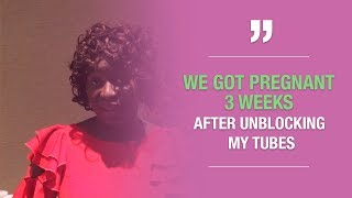 Patient quotWe Got Pregnant 3 Weeks after Unblocking My Tubesquot [upl. by Vito470]