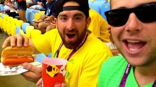 Dude Perfect Invades A World Cup Game [upl. by Ralli]